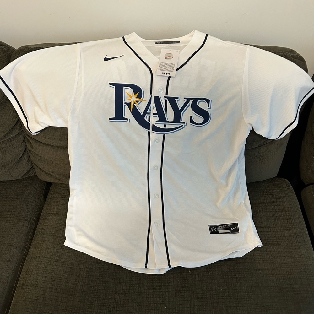 Nike Tampa Bay Rays Wander Franco Jersey Baseball Men’s Size: L - Picture 1 of 6
